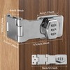 1PC Password Hasp Locks, 90-180 Degree Cabinet Password Locks Fold