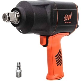 WP WORKPAD Air Impact Wrench (1 Inch), Air Impact Gun Industrial Repair & Assembly Tool, Pistol Handle, Twin Hammer