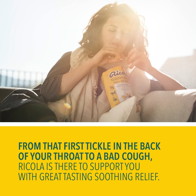 Ricola Original Herb Cough Suppressant Throat Drops Stick | Naturally