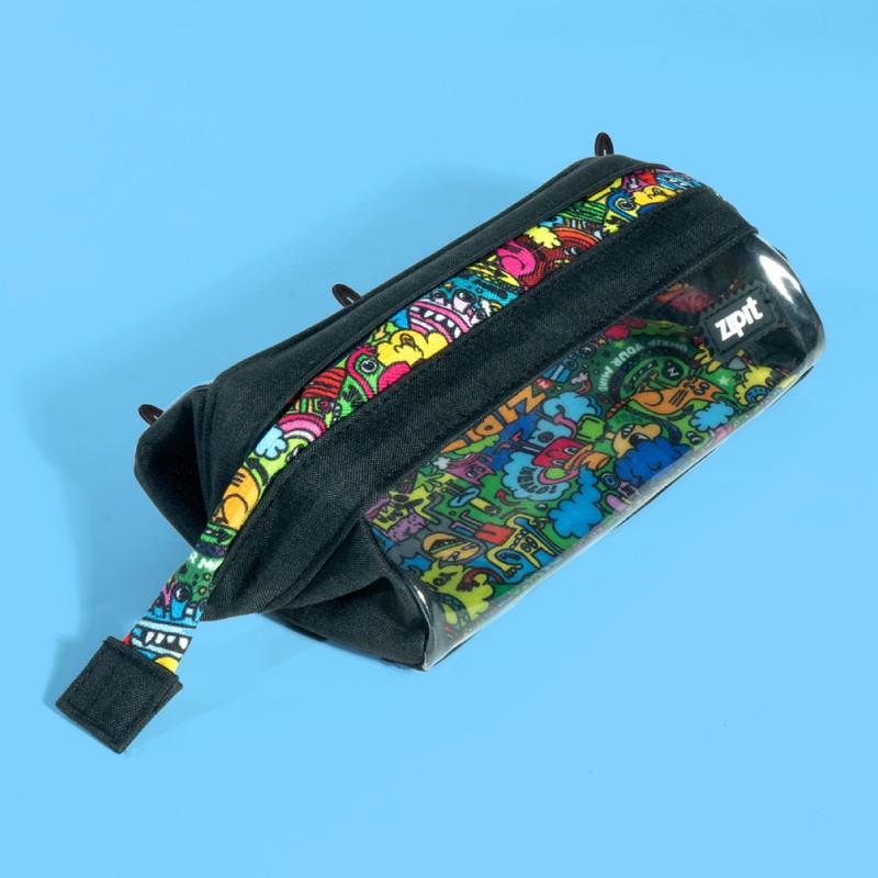 ZIPIT Clear Lenny Pencil Case | Large Capacity Pencil Pouch