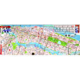 TerraMaps NYC Manhattan Street and Subway map - Waterproof - AR augMENTED reaLITY