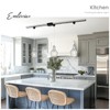 Emliviar H-Type Track Pendant Lighting in Brushed Nickel Finish, 3