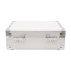 DYNAMI Aluminum Alloy Locking Storage Box, Silver Storage Lock Box