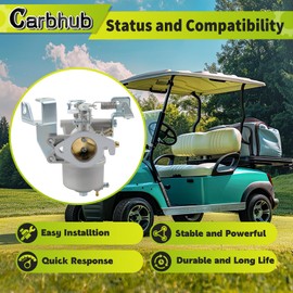 Carbhub G2 Carburetor fit for Yamaha G2 G5 G8 G9 G11 G14 4-Cycle Engine 1985-1996 Golf Cart Carburetor Replaces J38-14101-00 J38-14101-01 J38-14101-02 JN3-14101-00 JN3-14101-10 J38-13596-00 Carburetor