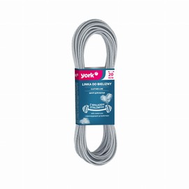 Clothes Line Camping Portable 20 m Travel Holiday Outdoor Laundry Line Clothes Airer for Bathroom, Laundry Room, Garden or Travel YORK