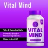 Vital Mind Dietary Supplement, VitalMind Brain Max Focus Formula (180
