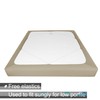 Box Spring Cover Queen Size - Jersey Knit & Stretchy