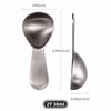 Stainless Steel Coffee Scoop: 30ml Metal Measuring Spoon with Short