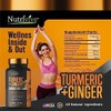 Nutrivive Turmeric w/Ginger BioPerine 1500mg Blk Pepper 120 Caps-X-9/26-2 pack