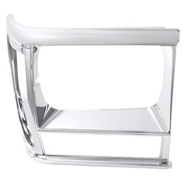 HECASA Right Headlight Bezel Compatible with 1991-1996 Jeep Cherokee Replacement for 55034078 CH2513123 Headlamp Trim Front Light Lamp Cover Silvery Passenger Side