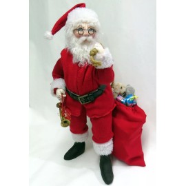 SFM Cloth Dolls with Attitude Cloth Art Doll CD Pattern "Gift Bringer Santa" By Sharon Mitchell