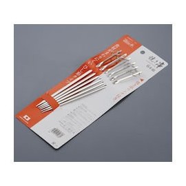 18-8 TS-237 Grilled Skewers / Pro Set, 7.1 inches (18 cm), 6 pcs