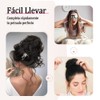 2 Piezas Extension de Cabello Moño Desordenado, Cabello Postizo Natural,