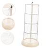 PACKOVE 4Tier Portable Rotatable Powder Puff Organizer Cosmetic Holder for