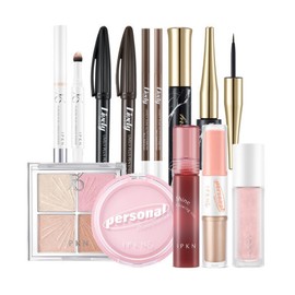 Maximum discount on all color cosmetics including IPKN brush pen eyeliner, slim eyebrow mascara, lip tint, and blush / 입큰 붓펜 아이라이너 슬림 아이브로우 마스카라 립틴트 블러셔 외 색조 전품목 최대할인