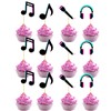Doyomtoy Music Themed Birthday Decoration, Music Birthday Banner for Birthday