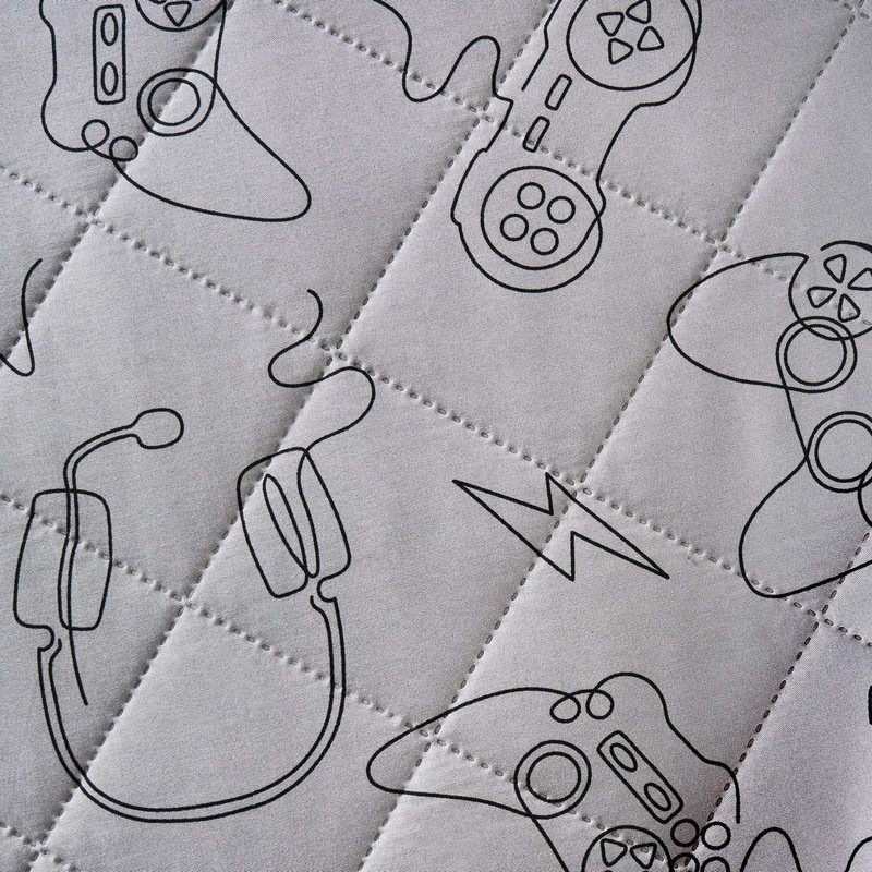 OHS Single Quilt Covers Gaming Pinsonic, Ultra Soft Warm Fabric,