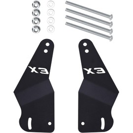 VPZMT 50'' LED Light Bar Mounting Brackets Compatible with Can-am Maverick X3 Upper Roof Windshield Stock Roll Cage 2017-2024 (Can-am X3-2)