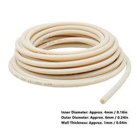 4 x 6 mm BPT Silicone Tube Peristaltic Pump Hose Acidalkali Hose Laboratory Hose Pump Special Tube Extrusion BPT Tube 1 meter