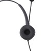 Telephone Headset with Noise Cancelling Microphone Black USB Corded Single