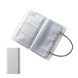 KUAIDHFK Ticket Storage Holder, Clear File Storage, 40 Pages, Collection Pocket, Ticket Case, Receipt Holder, Holds Long Tickets, Business Cards, Photos, Train Tickets, Flight Tickets, Performance