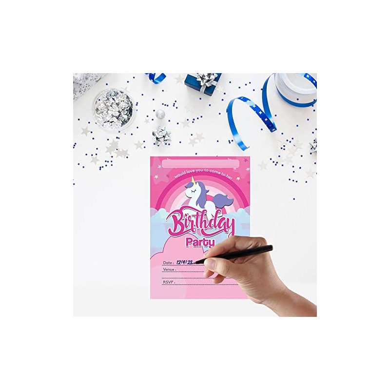 Papa Prints Pack of 32 Party Invitations Kids (105 x