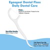Egaageoi Floss Picks Individually Wrapped – Travel Convenience Dental Flossers