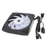 Plyisty 120mm 4-Pin PWM 5V 3-Pin ARGB Case Fan, Positive