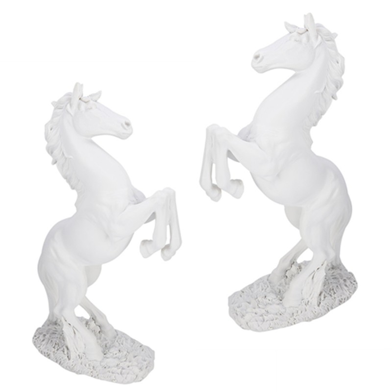 Eruopean Style Horse Sculpture Home Desk Decor Ornament Photograph Props