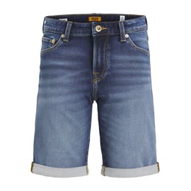 JACK & JONES Boys' Shorts Regular Fit Shorts Junior, Blue Denim, 176