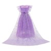 Snow Queen Elsa Princess Costumes for Girls Children Tulle Dress