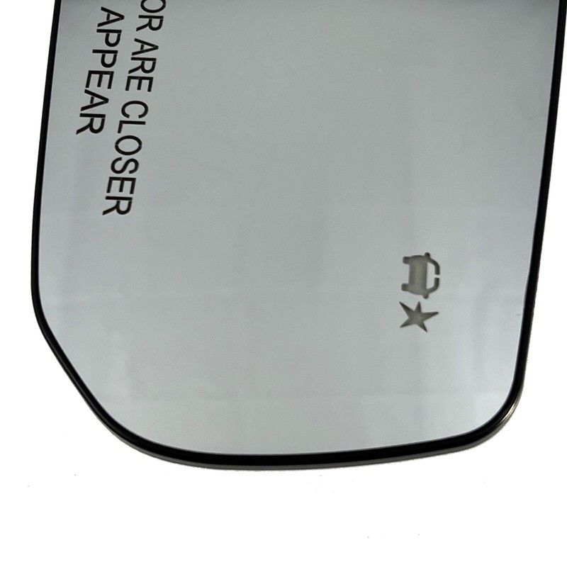 Passenger Side Mirror Glass Assembly With Backing Plate Heated Compatible
