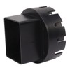 Downspout Adapter Drain Rain Gutter Converter Connector Connector Adaptor Connector