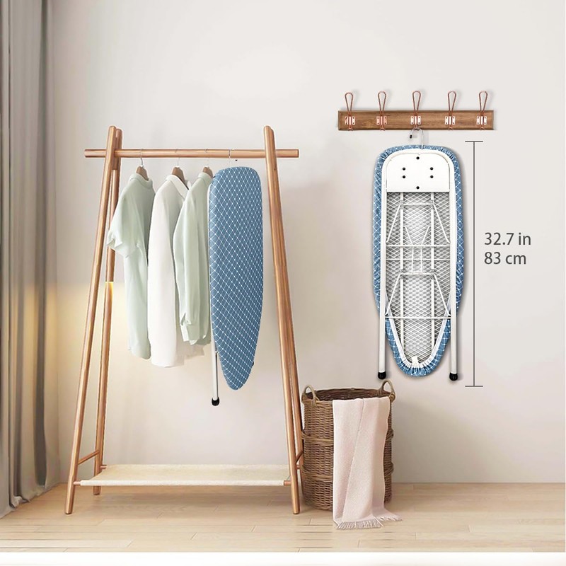 Duwee 12"×32" Table Top Ironing Board with Iron Rest,Small Ironing