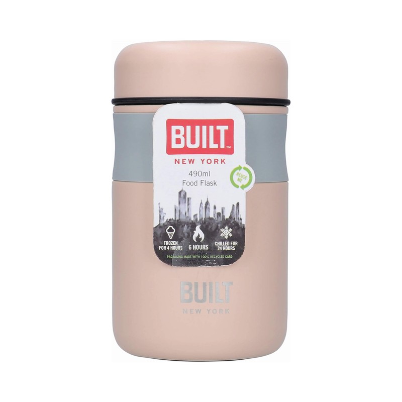 BUILT Food Flask, Vacuum Insulated Food Flask for Hot and