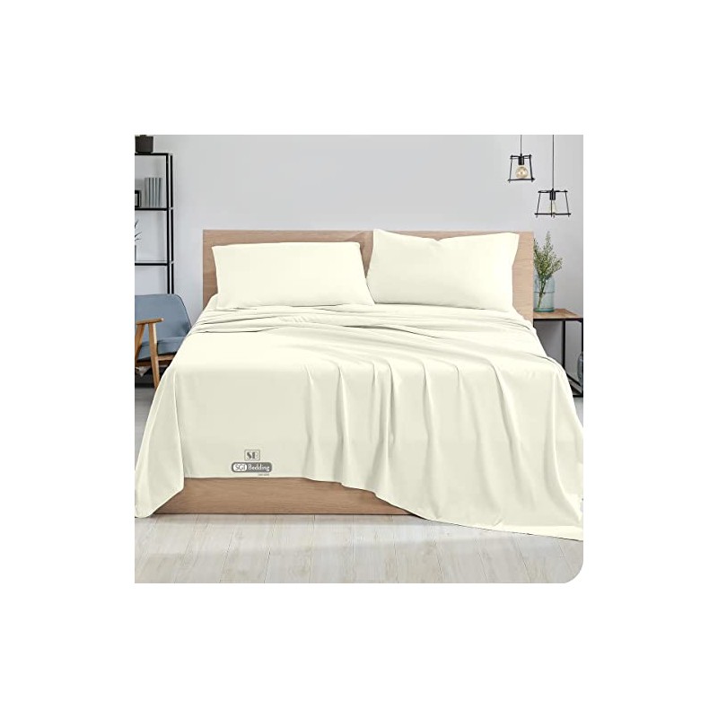 SGI bedding - Juego de sábanas principal de 600 hilos