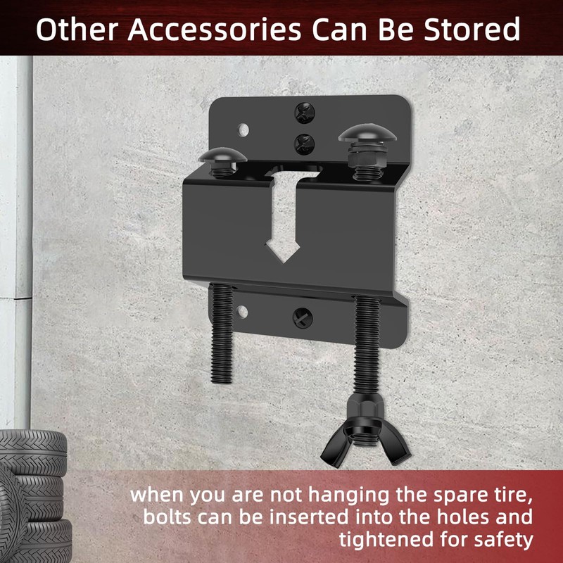 Spare Tire Mounting Bracket Rack for Enclosed Trailers,Spare Tire Holder