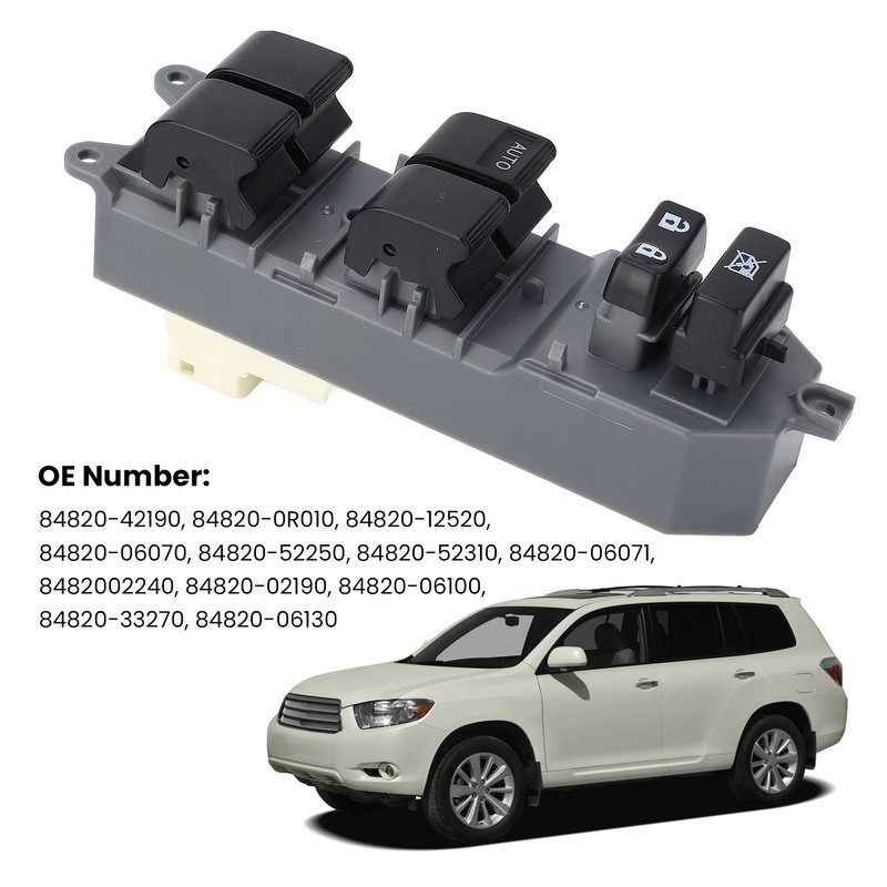 Left Power Window Door Master Switch 84820‑02190 Driver Side Power