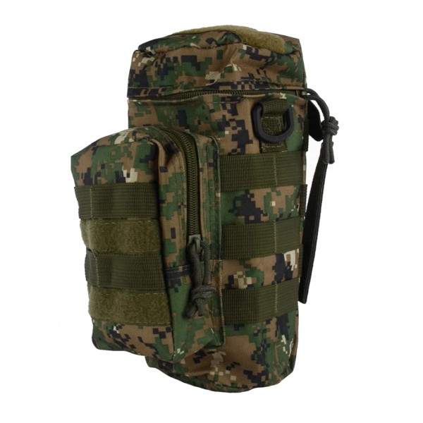 Shooters Gate Tactical MOLLE Water Bottle Pouch with Hose Tube