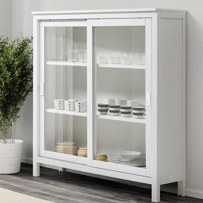 MOROBOR Self-Stick Rectangular Sliding Door Pulls, 2pcs Aluminum Alloy Hidden