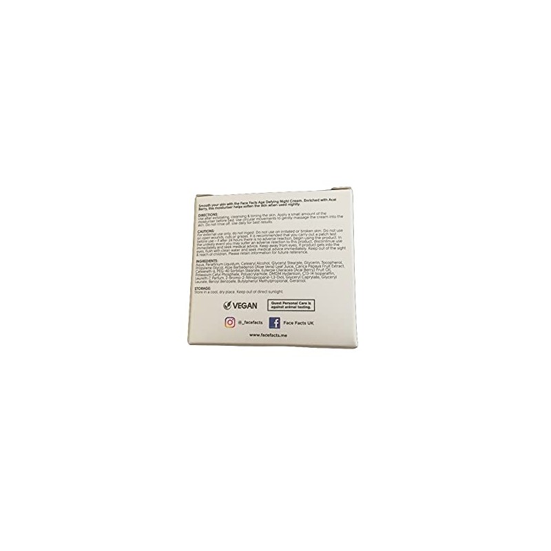Face Facts Age Defying Day cream with antioxidant Rich Acai