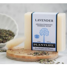 Plantlife Lavender 6-pack Bar Soap - Moisturizing and Soothing Soap for Your Skin - Hand Crafted Using Plant-Based Ingredients - Made in California 4oz Bar