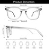 Ryegis 3 Pack Bifocal Reading Glasses,Blue Light Blocking Computer Readers