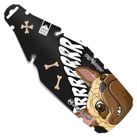 Riesel Design - Dirt: Fink Mudguard Children's Bicycle / Splash Guard for Children Bicycle or Mountain Bike / Mudguard for Boys and Girls - Tool-Free Mounting on the Saddle (Mops)