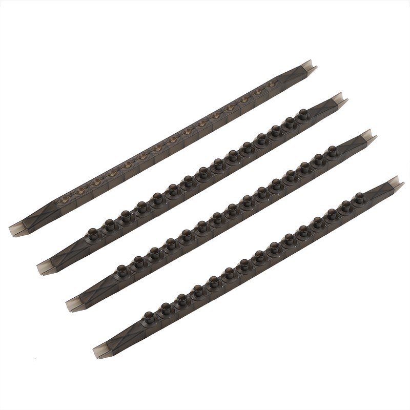 4Pcs Bee Cell Bars Strips with 50Pcs Cell Cups Beekeeping