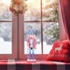 JECOMPRIS Christmas Soldier Nutcracker Decoration Wooden 25 4 cm Nutcracker