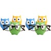 Dependable Industries inc. Essentials Owl Eyeglass Holder Stand for Glasses,