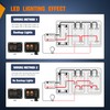 Nilight 4 Gang Rocker Switch Panel with PD Type C