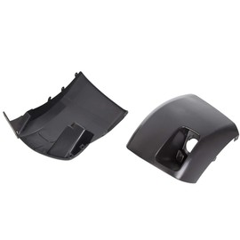 KUAFU Front Bumper End Cap W/Fog Light Hole Compatible with 2007-2013 Chevy Silverado 1500 GM1005147 15891682 GM1004147 15891681 GM1005147C GM1004147C Bumper End Cap Corner Cover 2PCS