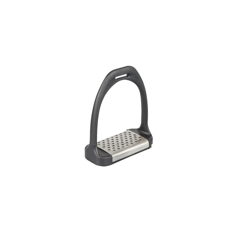 Shires Käsereibe, Kunststoff-Steigbügel mit Metallprofilen, 12,7 cm